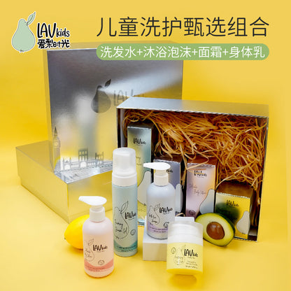 儿童洗护礼盒B款(含面霜,身体乳,洗发水,沐浴露)