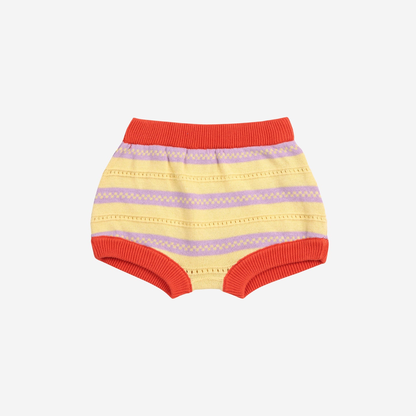 女婴米色花朵针织棉套装(2件)