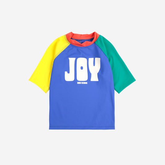 儿童蓝色Logo游泳T恤