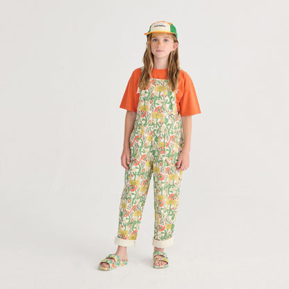 儿童橙色Logo棉T恤