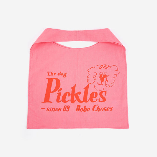 粉色泡菜狗狗手提袋(高36x宽39cm)