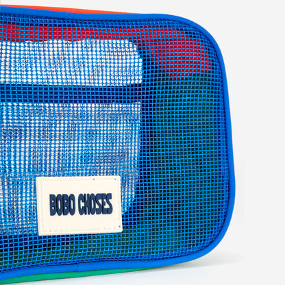 儿童彩色网状手提包(高8 x 宽20 x 深7.5cm)