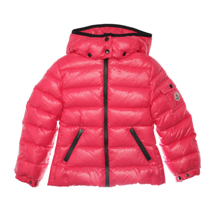 Baby Pink Hooded 'Bady' Padded Down Jacket