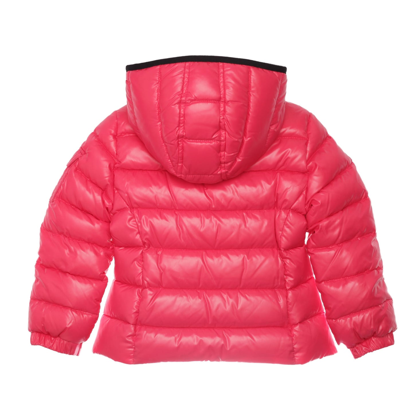 Baby Pink Hooded 'Bady' Padded Down Jacket
