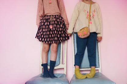 Girls Safran Tassel Trims 'Dika'Messenger Bags