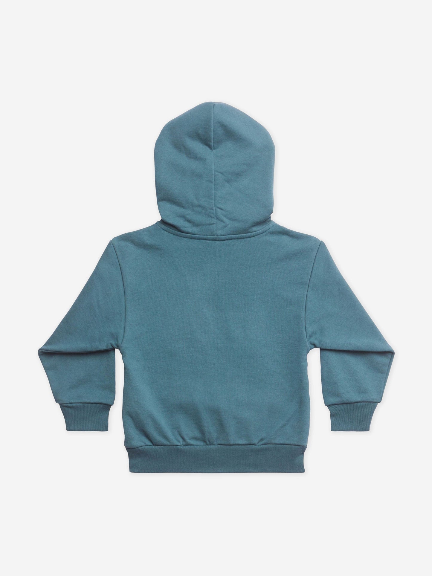 Balenciaga 儿童蓝绿色徽标连帽衫