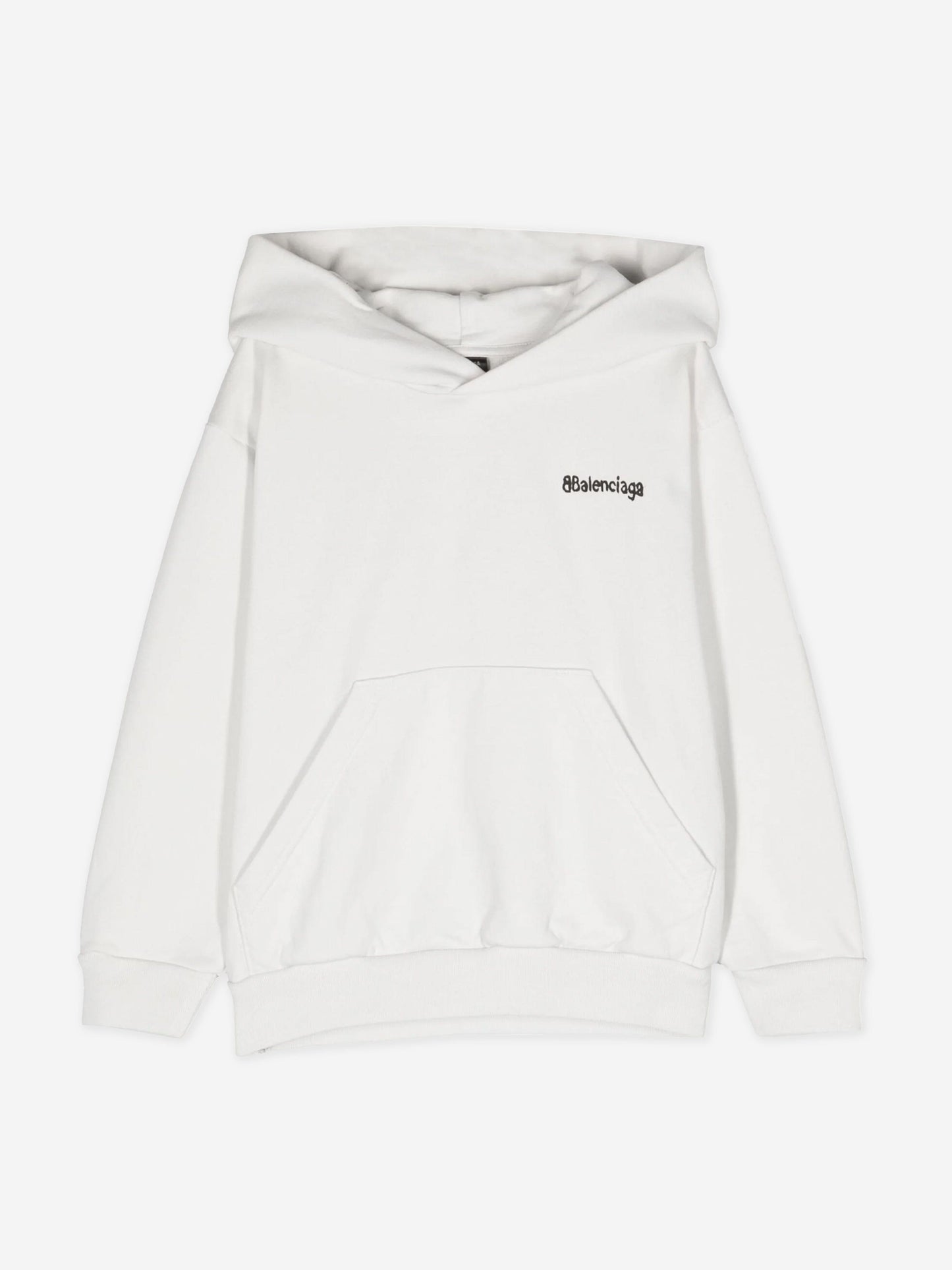 Balenciaga 儿童经典连帽衫（白色）