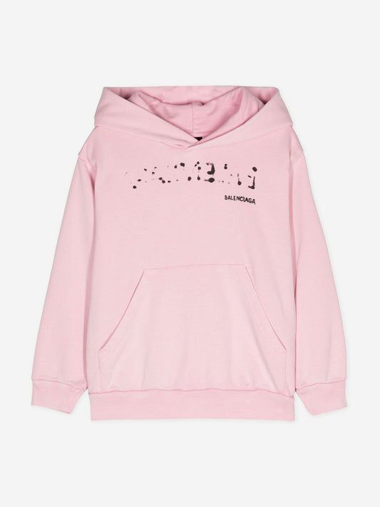 Balenciaga 儿童经典连帽衫（粉色）