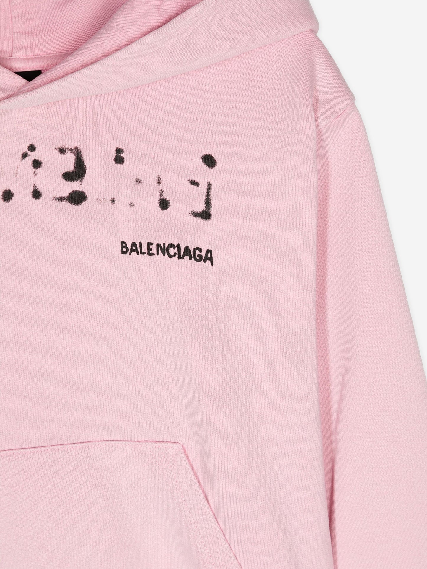 Balenciaga 儿童经典连帽衫（粉色）