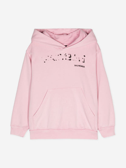 Balenciaga 儿童经典连帽衫（粉色）