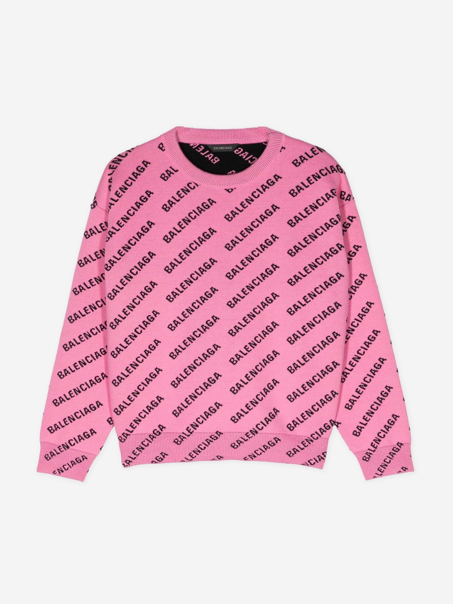Balenciaga 儿童全标志运动衫（粉色）