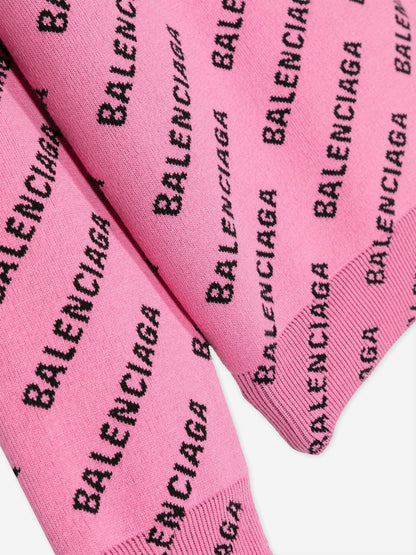 Balenciaga 儿童全标志运动衫（粉色）