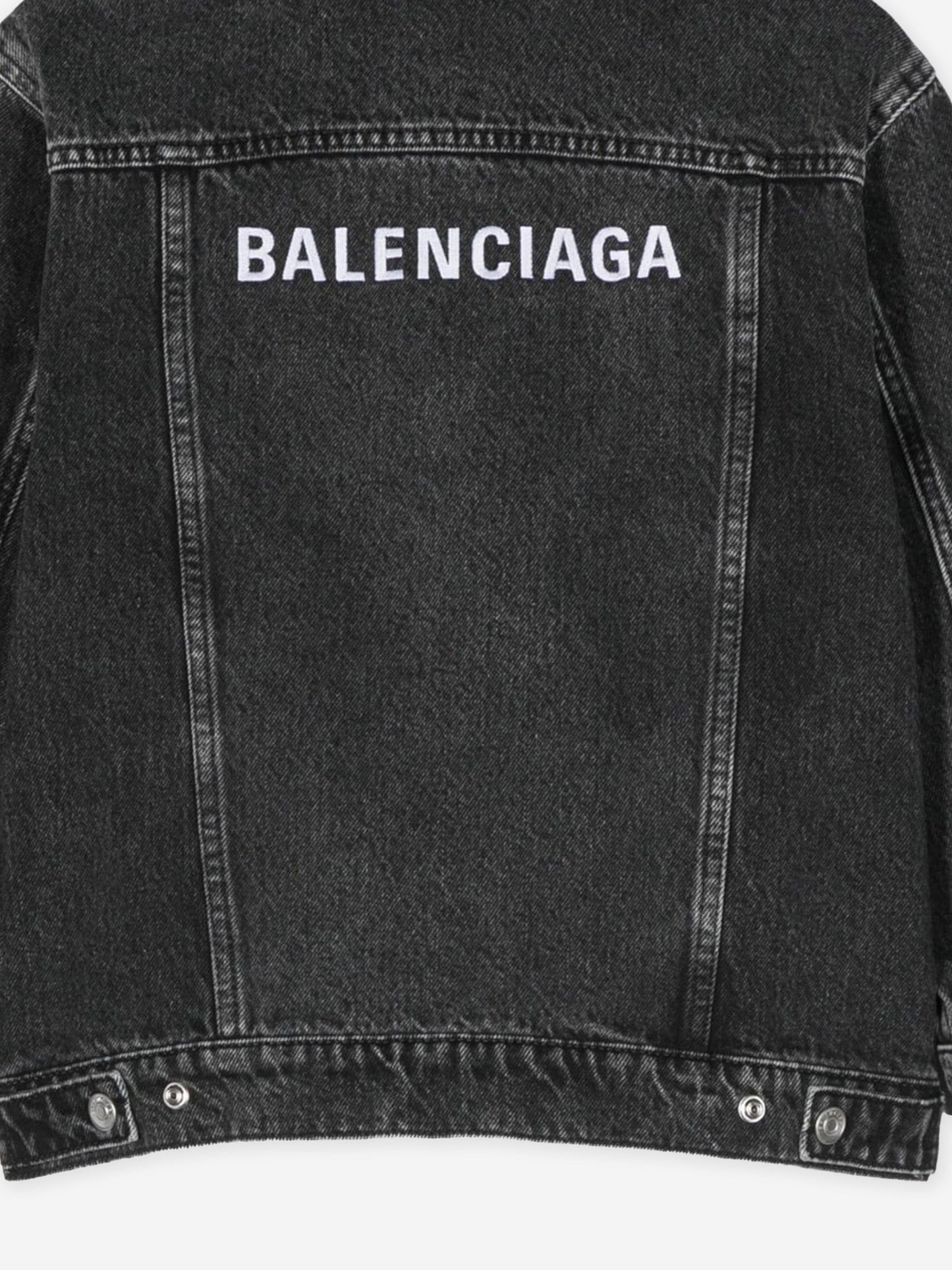 Balenciaga 儿童黑色牛仔夹克