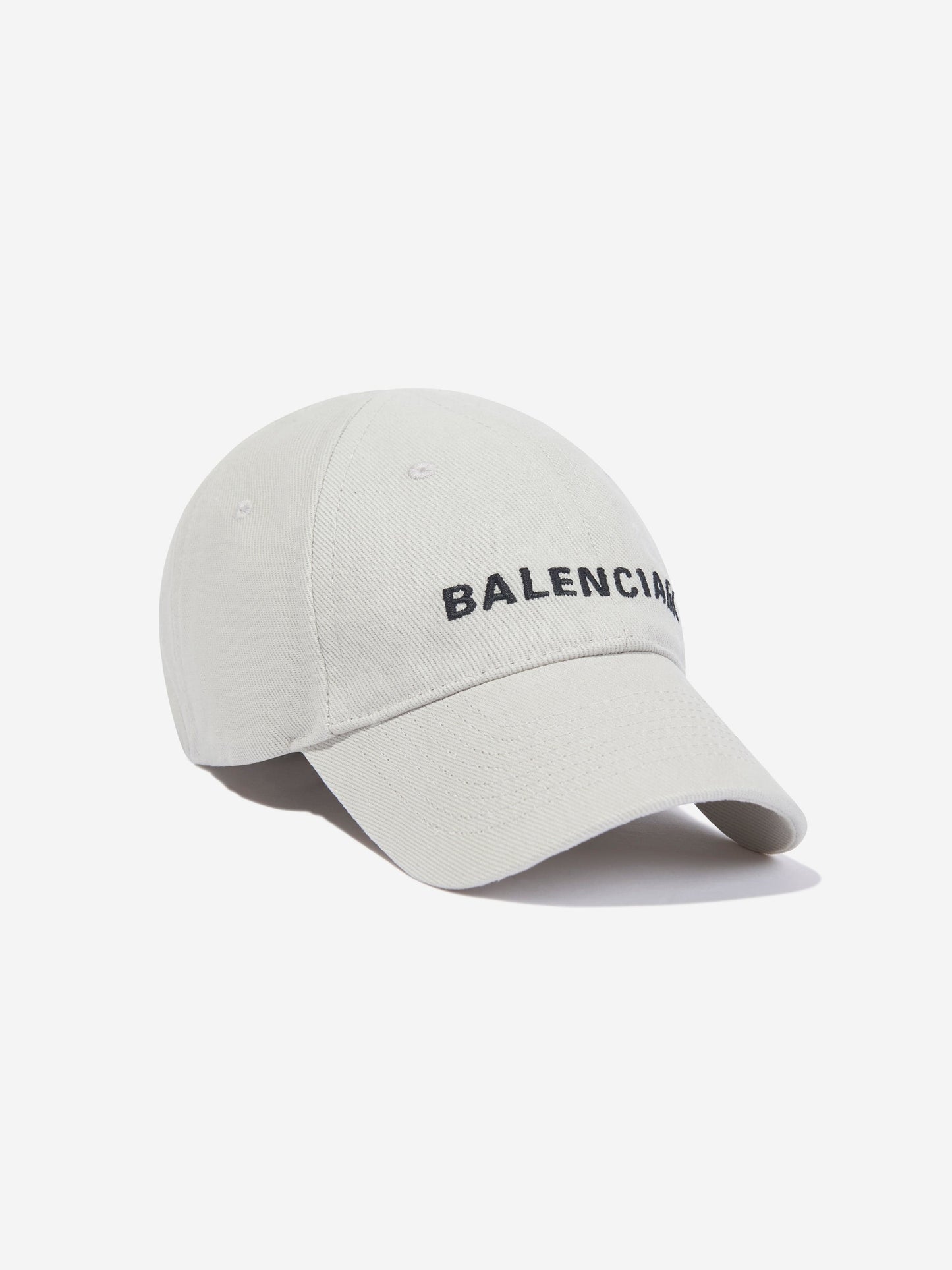 Balenciaga Kids 象牙色徽标帽