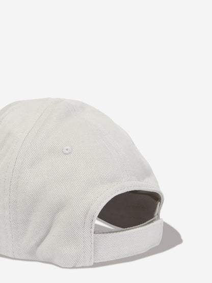 Balenciaga Kids 象牙色徽标帽