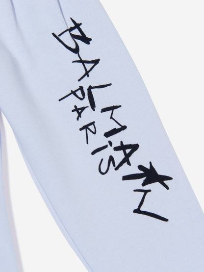 Balmain 男童徽标印花运动裤