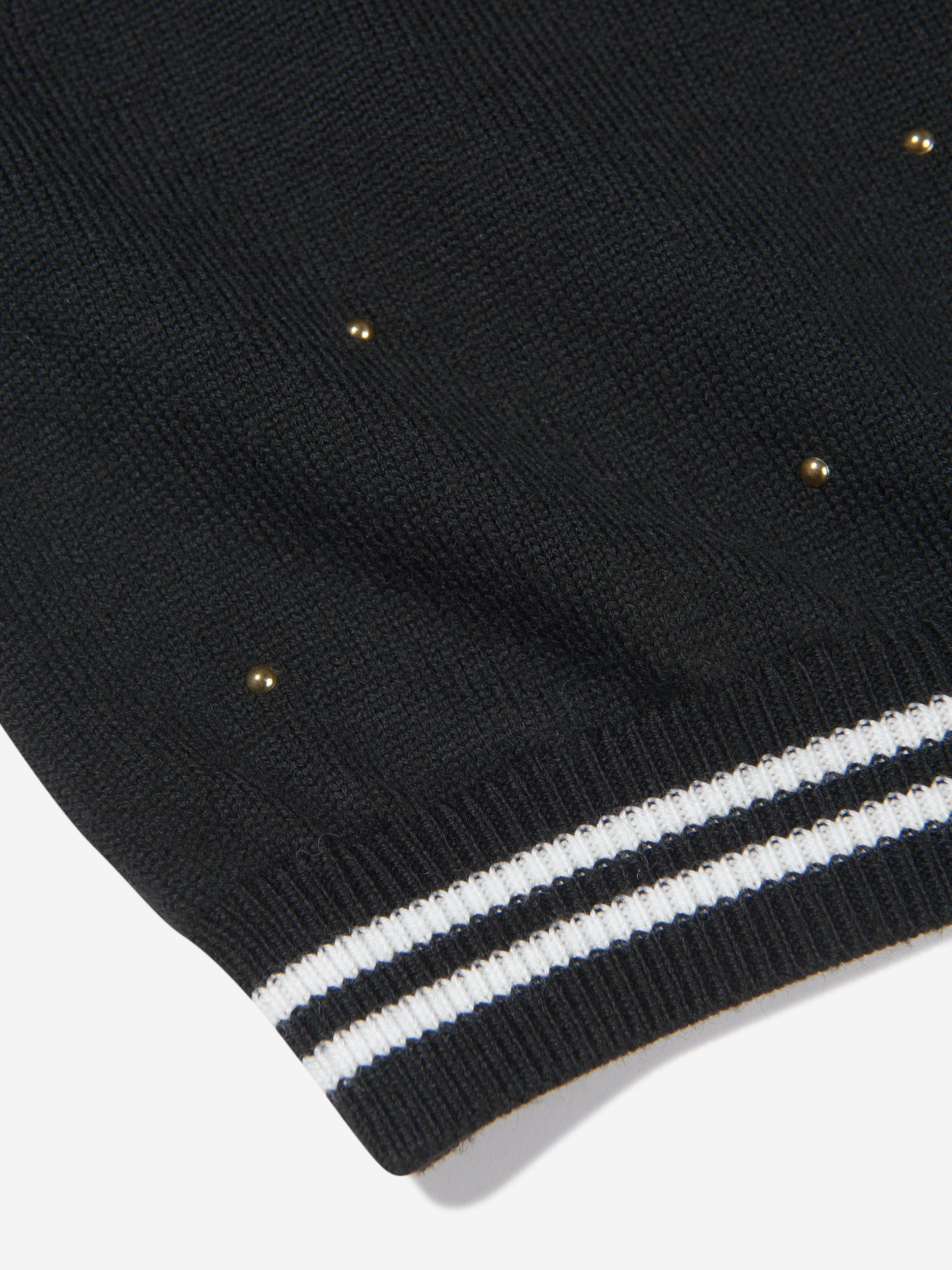Balmain 女童羊毛针织徽标连衣裙