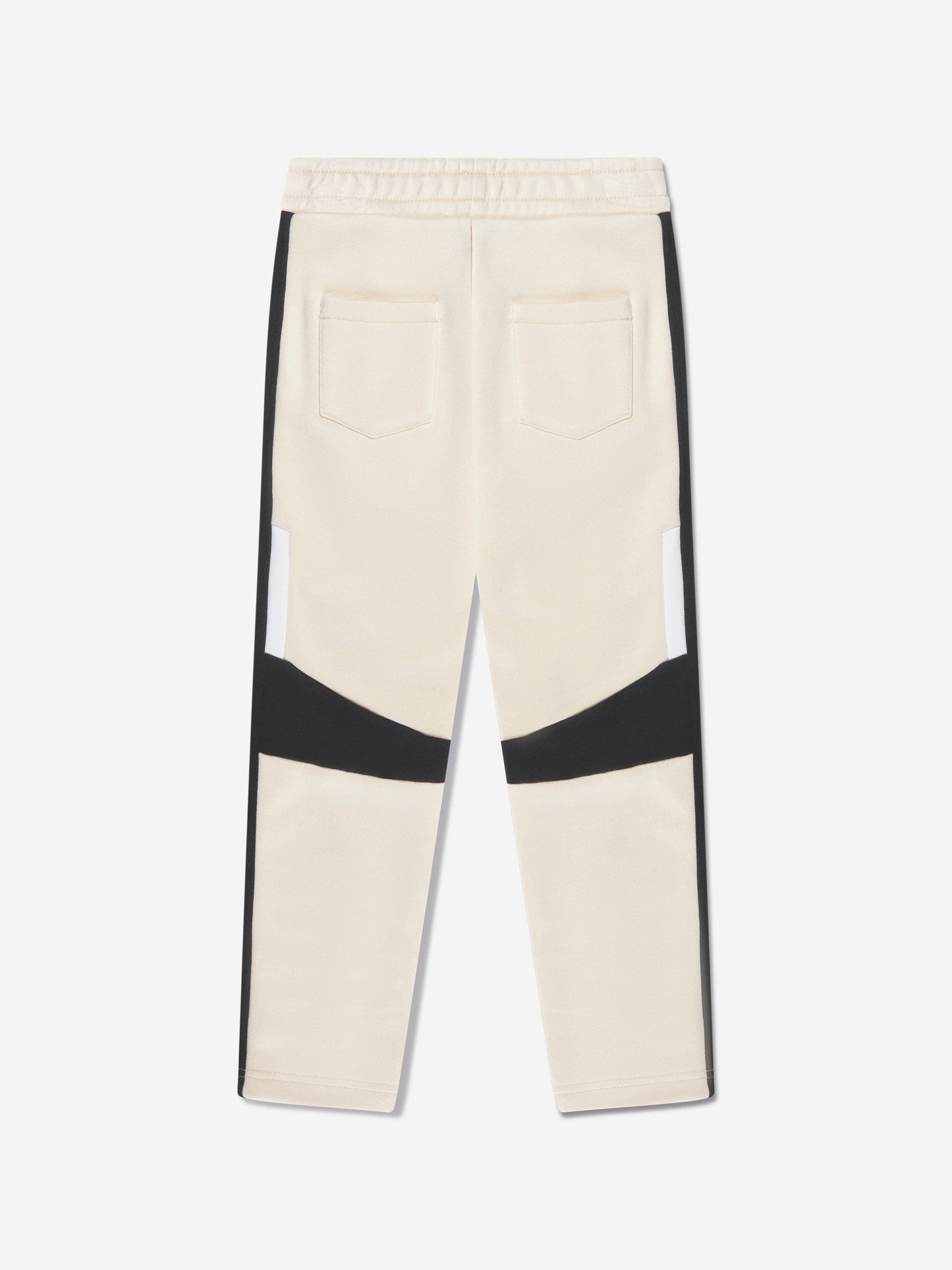 Balmain Boys 米色徽标慢跑裤