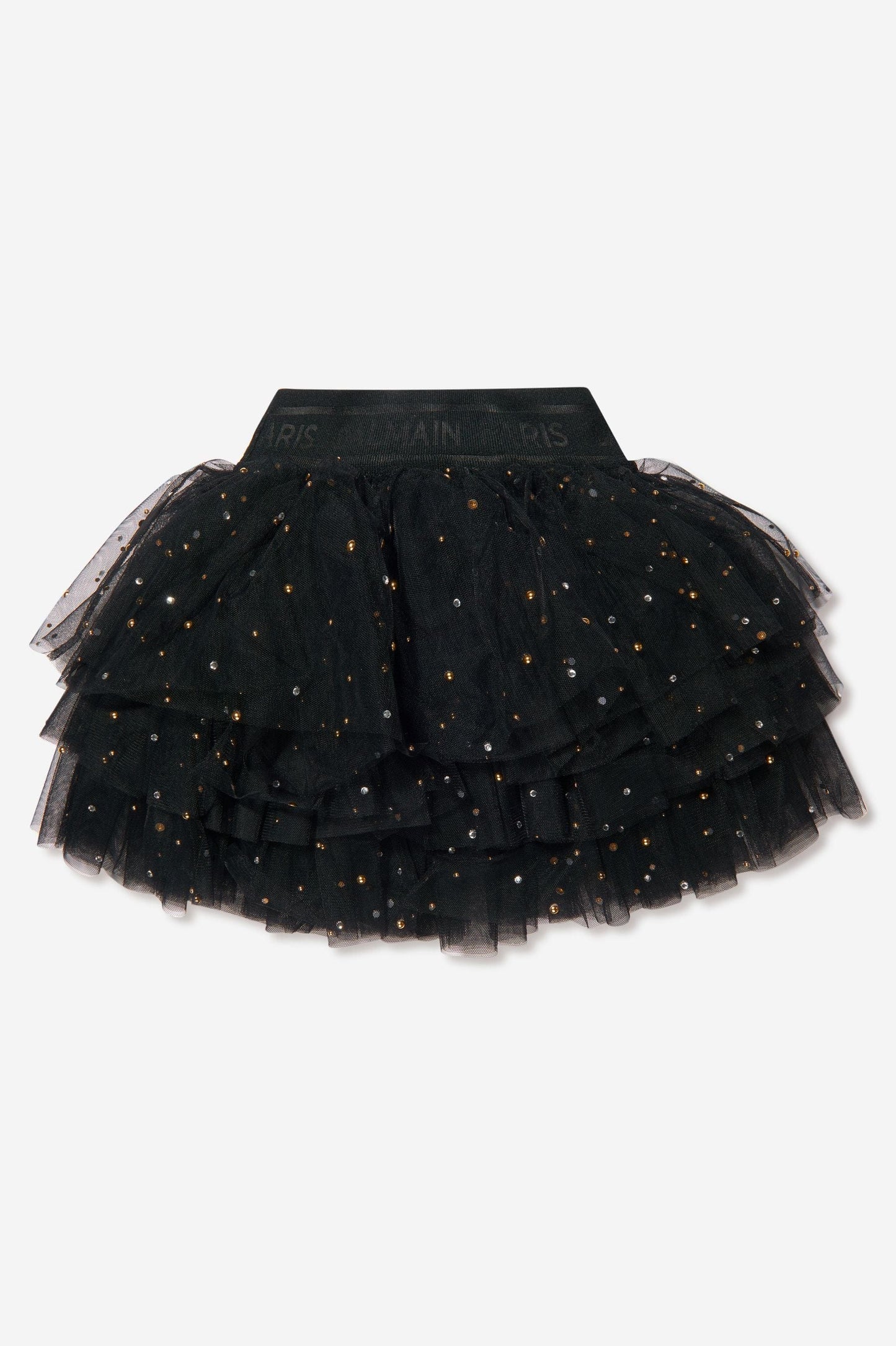 Balmain 女童分层薄纱裙
