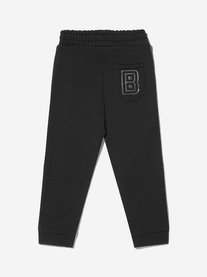 Balmain 男童棉质品牌慢跑裤