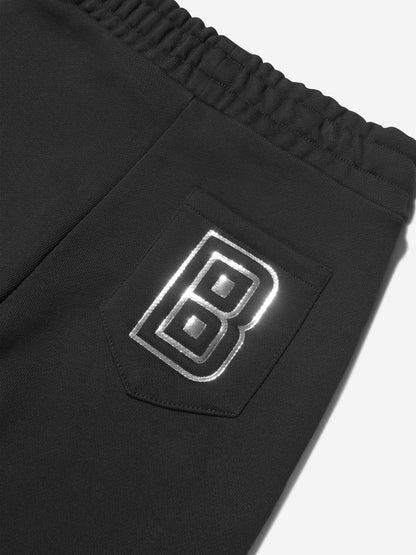 Balmain 男童棉质品牌慢跑裤