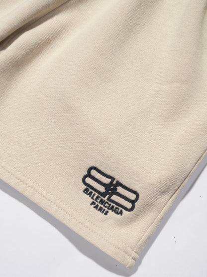 Balenciaga 儿童徽标慢跑短裤