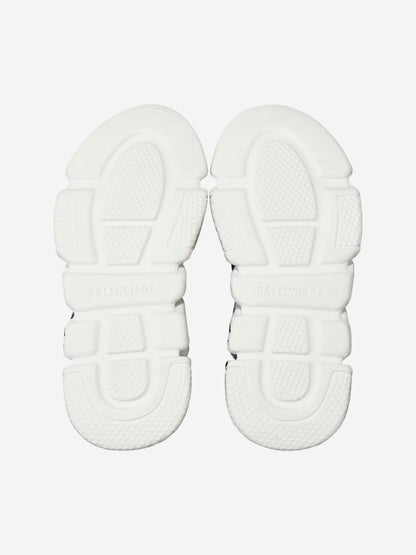 Balenciaga 儿童涂鸦鞋底快速训练鞋 (黑色)