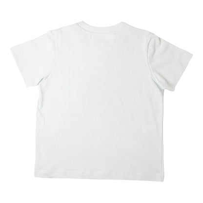 儿童浅蓝色印花棉T恤