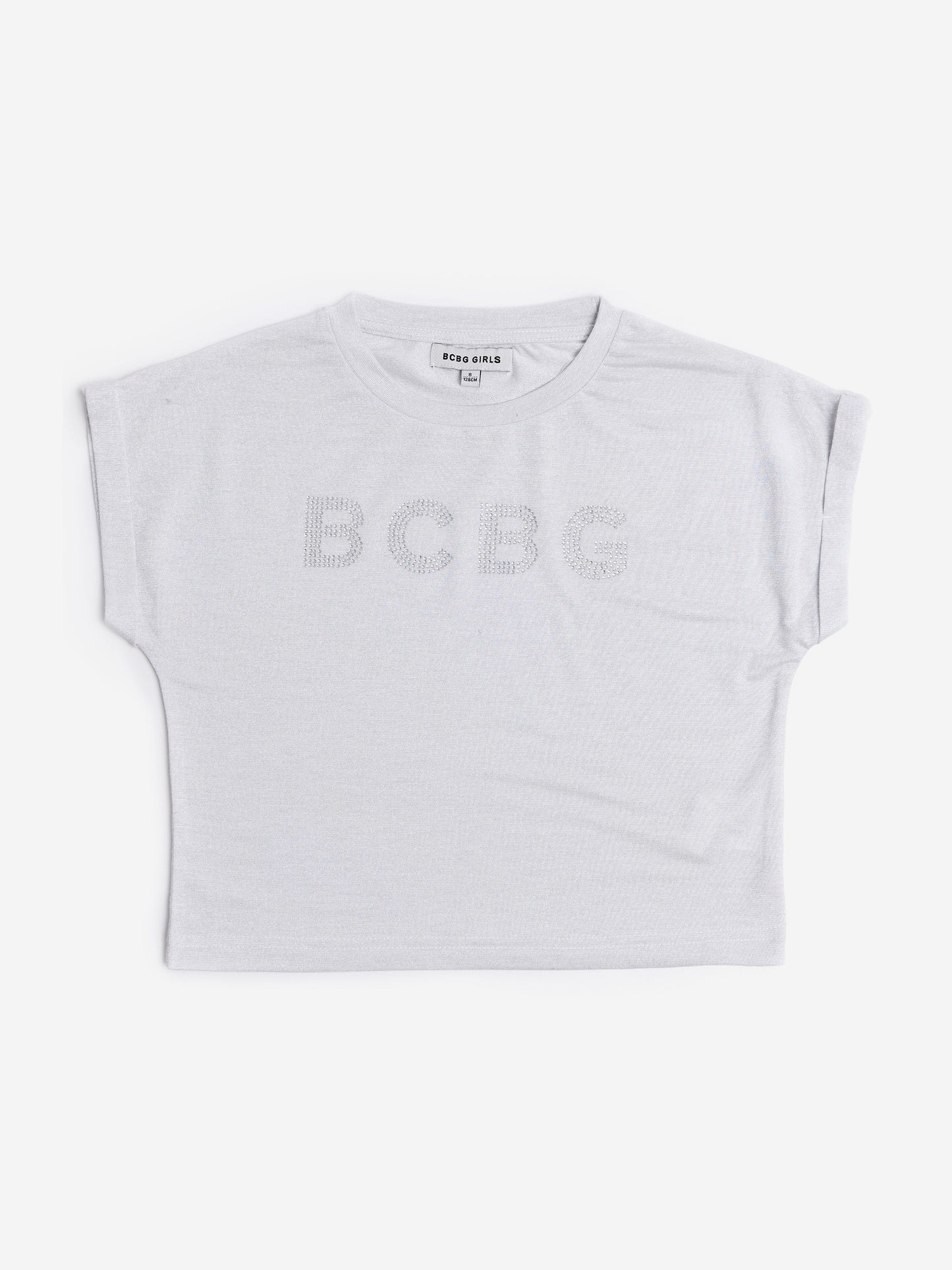 BCBG 女童闪光 T 恤（灰色）