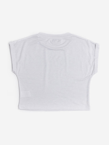 BCBG 女童闪光 T 恤（灰色）