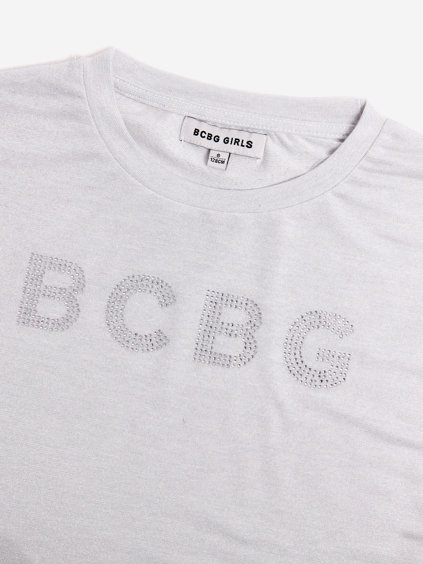 BCBG 女童闪光 T 恤（灰色）