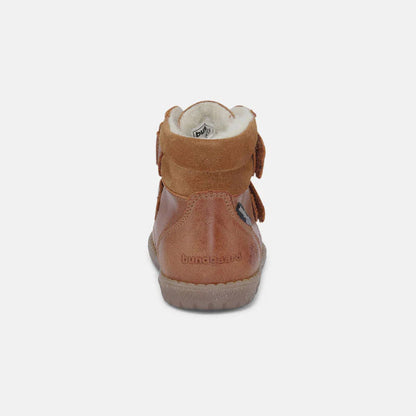 婴儿浅棕色"Rabbit Strap TEX"高帮鞋