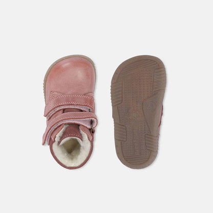 婴儿粉色"Rabbit Strap TEX"高帮鞋
