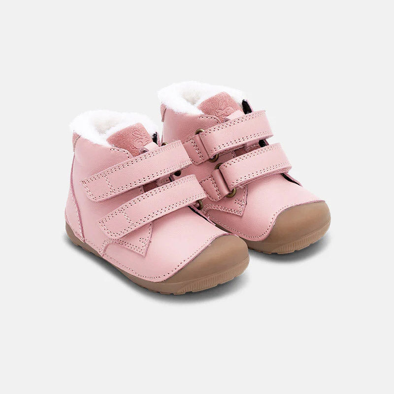 婴儿粉色"Petit Mid Winter Strap"学步鞋