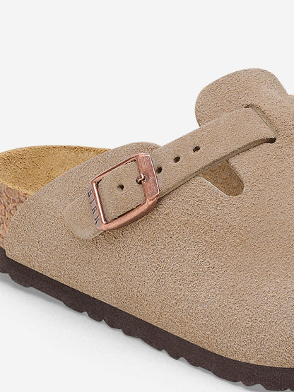 BIRKENSTOCK Kids Boston Clog Sandals in Beige