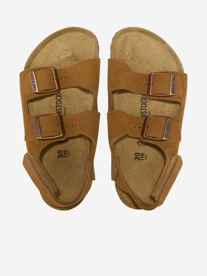 男童米兰貂皮凉鞋