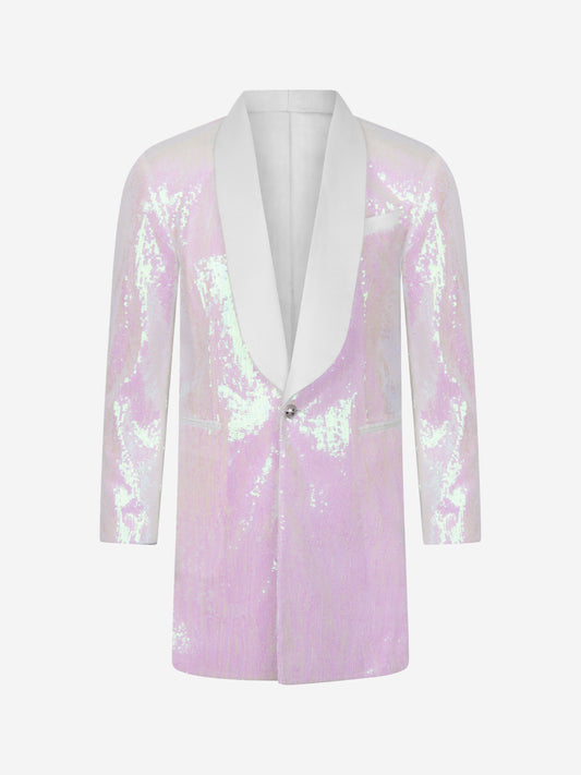 Balmain 女童亮片西装外套