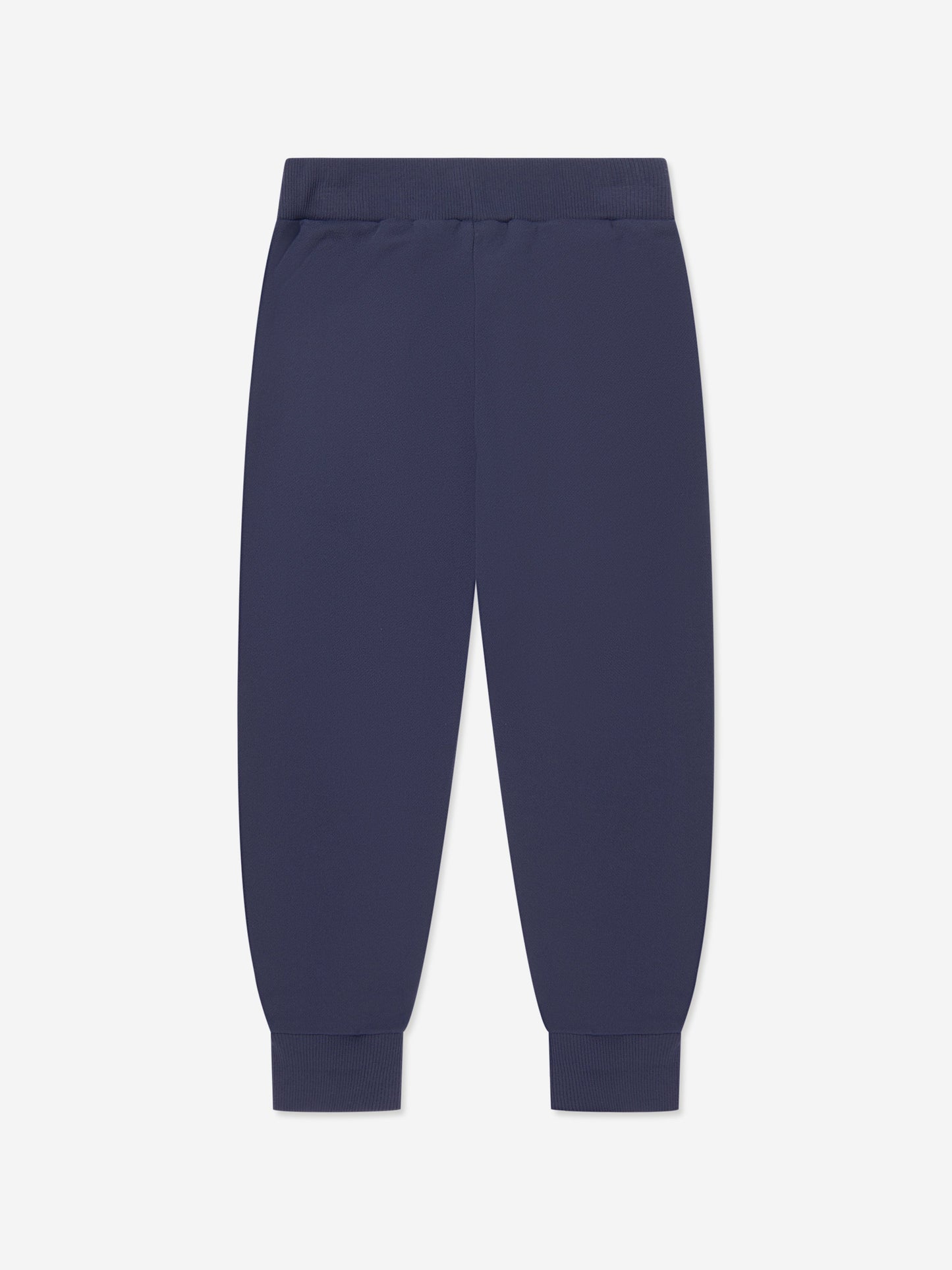 Balmain Boys 海军蓝徽标慢跑裤