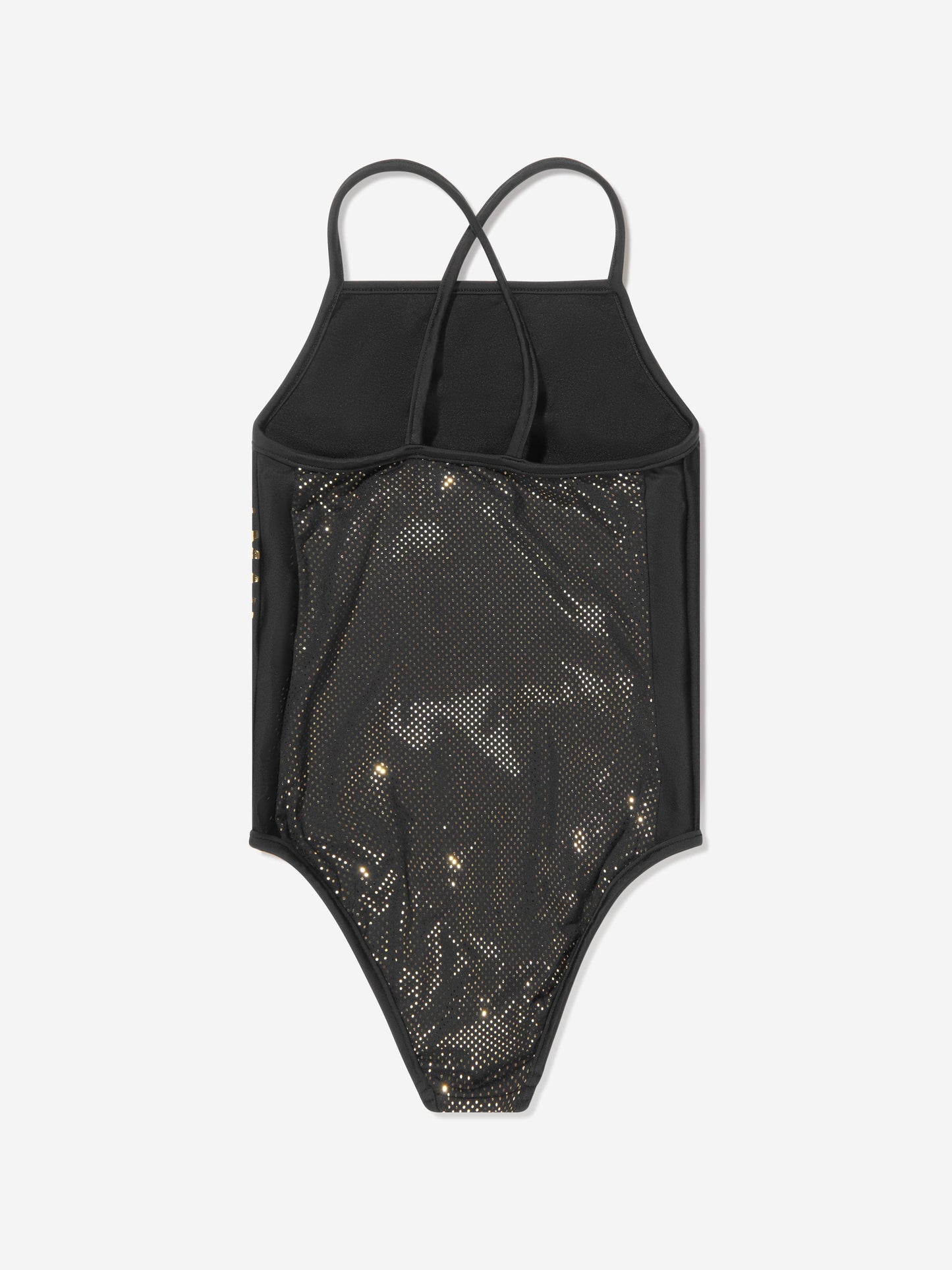 Balmain 女童黑色徽标泳衣
