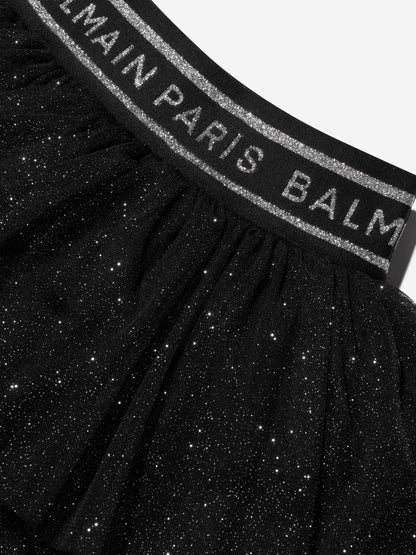 Balmain 女童 Tutu 紧身裤（黑色）