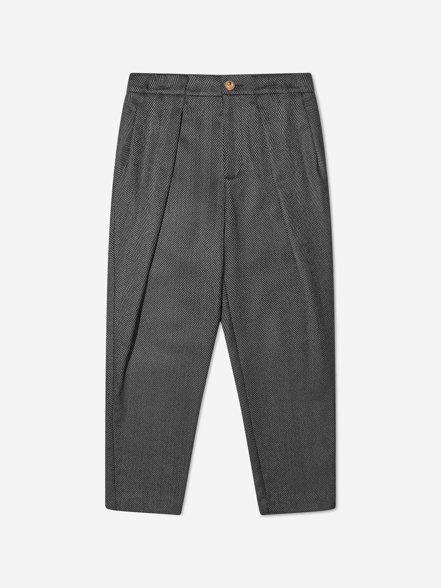 Balmain 男童黑色西装长裤