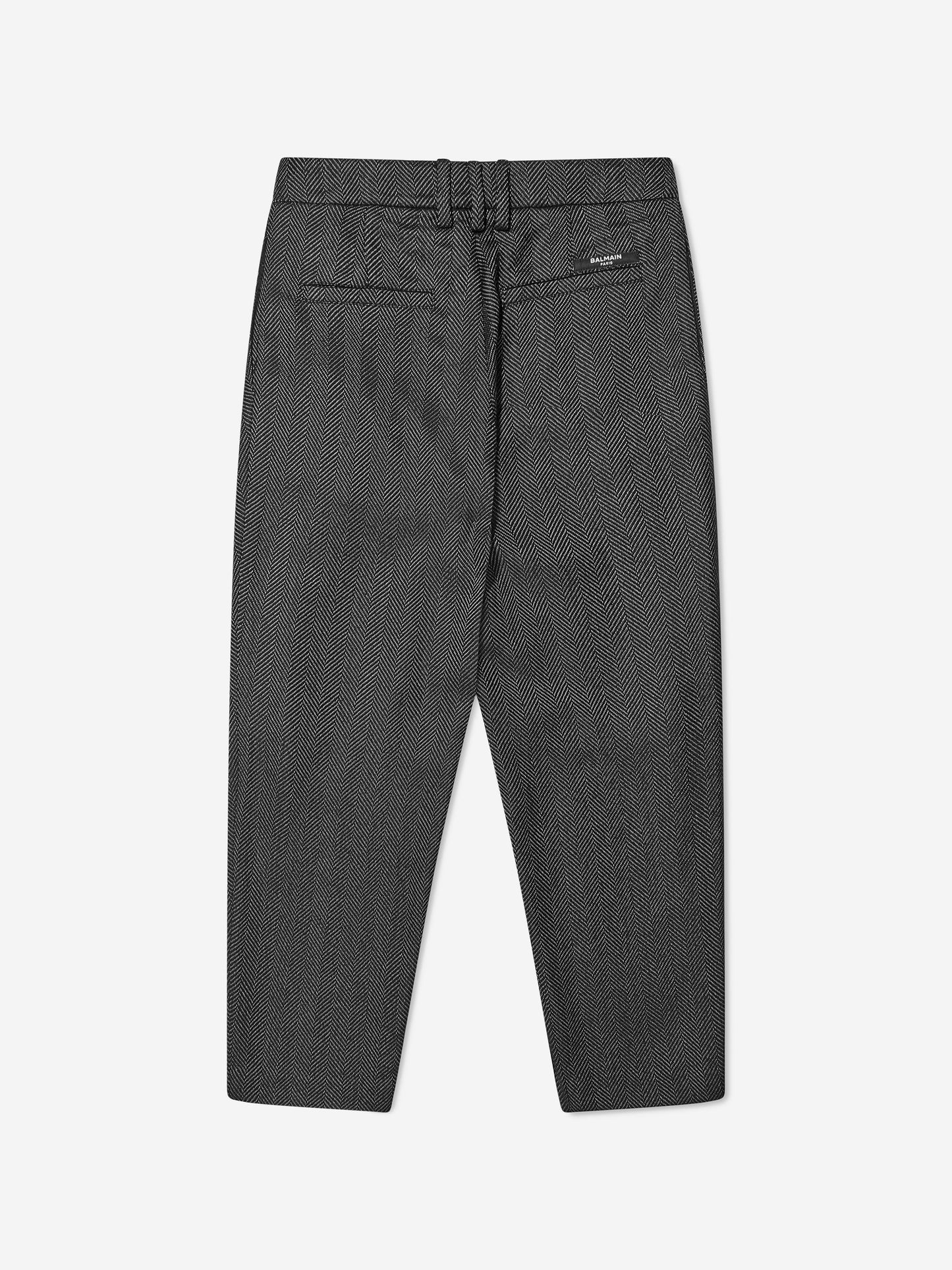 Balmain 男童黑色西装长裤