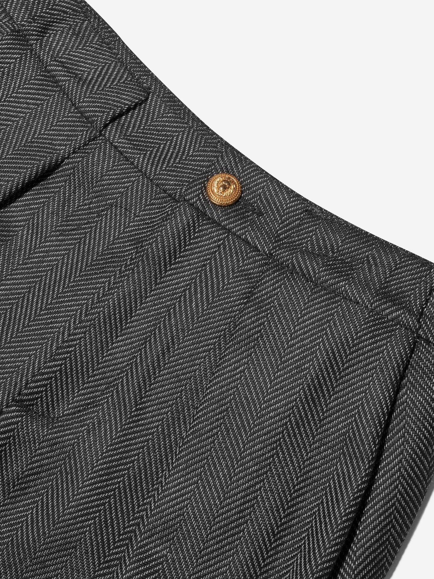 Balmain 男童黑色西装长裤