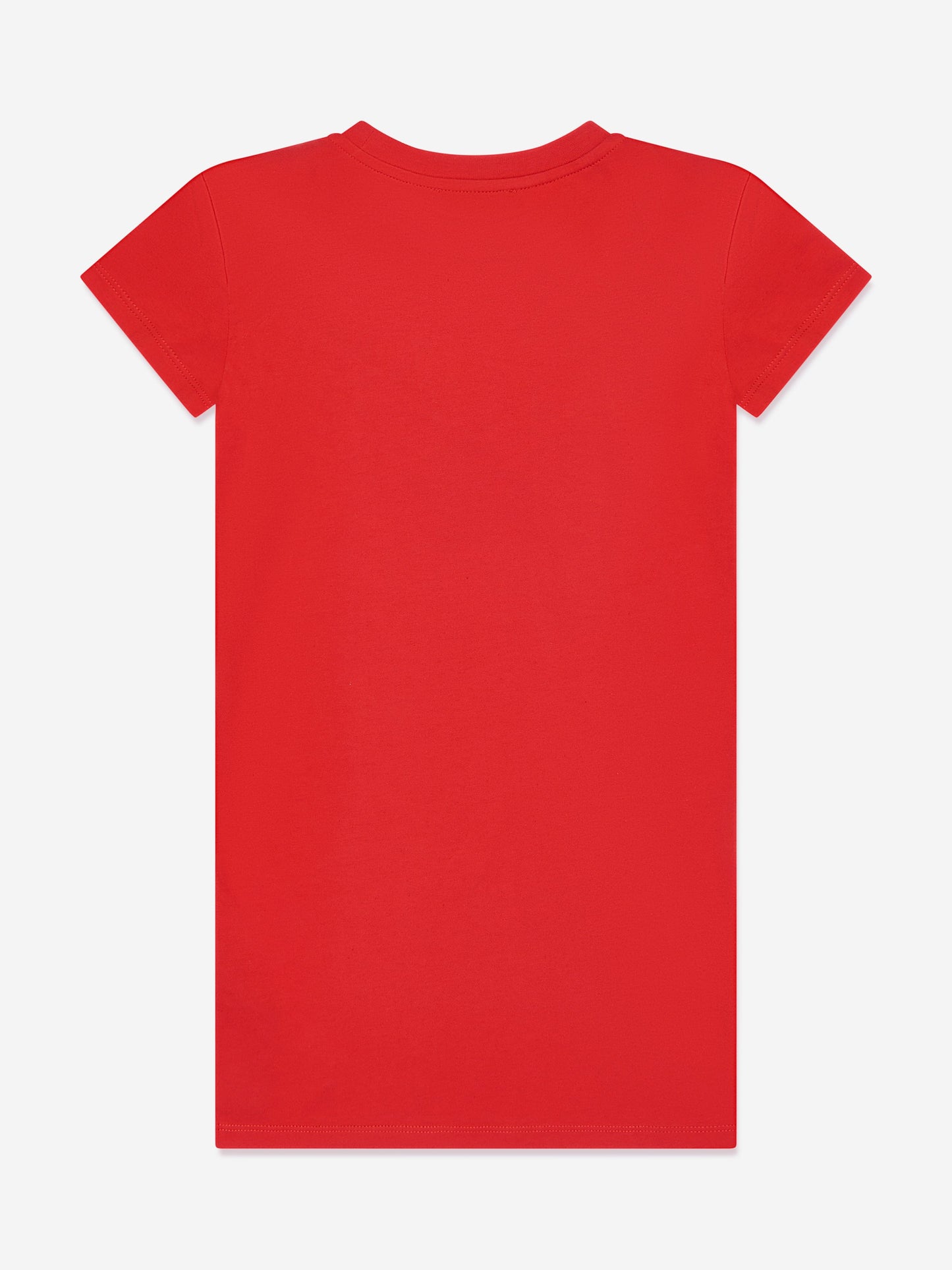 Balmain 女童红色流苏针织连衣裙