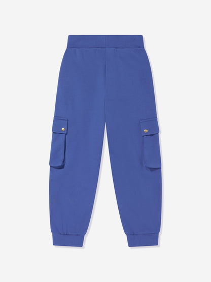 Balmain Boys 蓝色工装慢跑裤