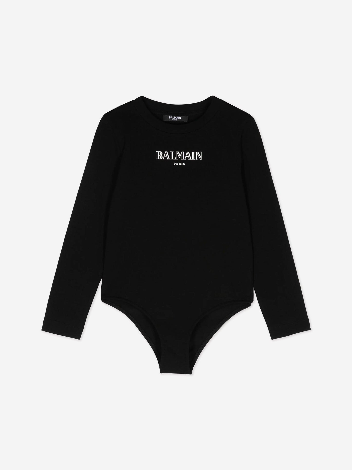 Balmain 女童黑色徽标紧身衣