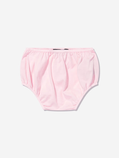 Balmain 女婴粉色连衣裙和内裤