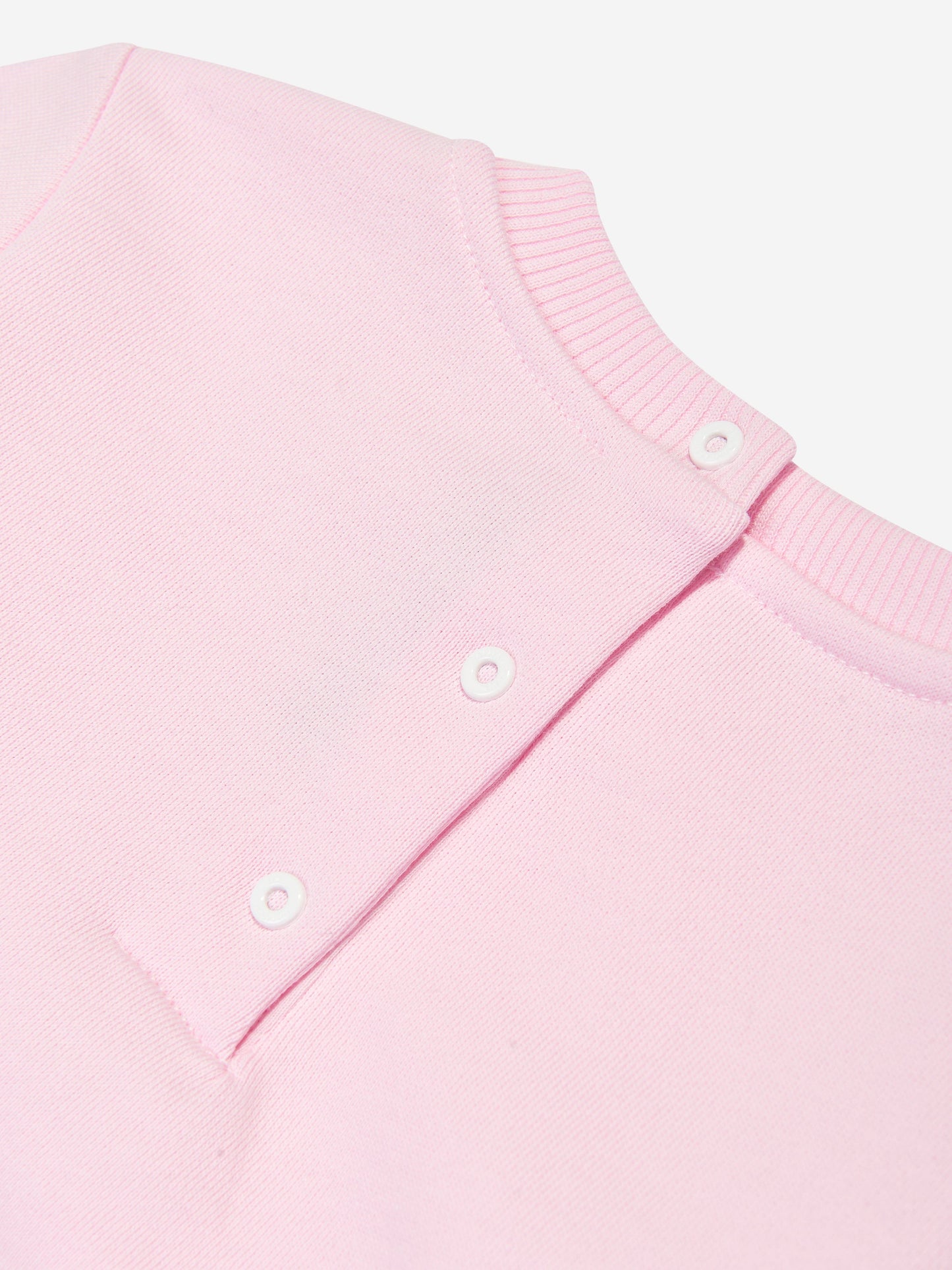 Balmain 女婴粉色徽标运动衫