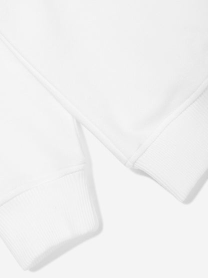 Balmain Kids Paris 白色徽标运动衫