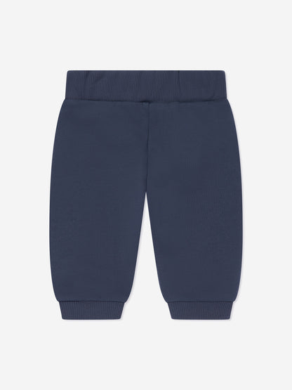 Balmain Baby Logo 海军蓝慢跑裤